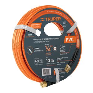 Kit Compresora 25 L Manguera 10m con Clavadora Nehumatica Calibre 18 Truper 11836-19014-13180