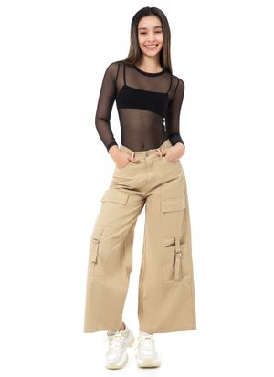 Pantalon Cargo Drill Mujer Cloys