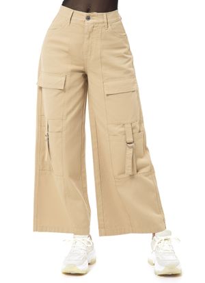 Pantalon Cargo Drill Mujer Cloys