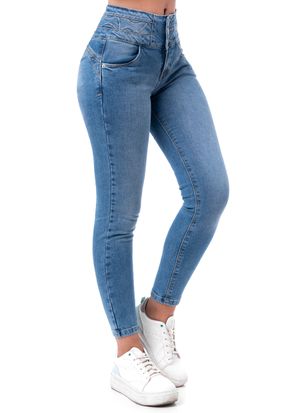 Pantalon Moda Denim Stretch Mujer Alvany