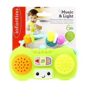 Juguete para Bebé Infantino Mini Radio con Música y Luz
