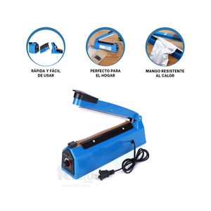 Aparato Maquina Selladora de Bolsas Azul