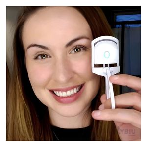Eyelash Curler Electrico Rizado de Larga Duracion Blanco