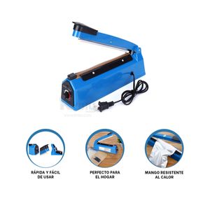 Maquina Industrial para Sellar Bolsas 31cm Azul