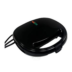 Tostadora para Desayunos Rapidos Antiadherente Negro