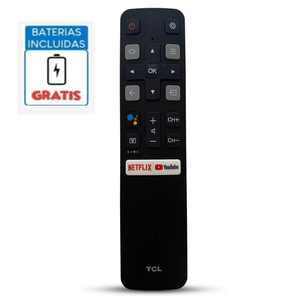 Control Remoto Tcl Generico Smart Modelo Rc802v + Pilas