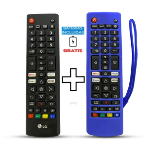 Control Remoto Lg Smart con Tecla Disney + Funda Azul