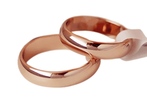 Anillo de Matrimonio Alianzas Hombre Bañado Oro 18K Aro Genieka Eternal Love Talla 8