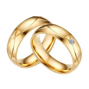 Anillo de Matrimonio Alianzas Hombre Bañado Oro 18K Aro Genieka All Luxury Talla 9