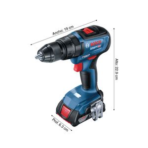COMBO Taladro Percutor Gsb 18v-50 + Brocas y puntas para madera y concreto Xline