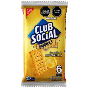 Galletas CLUB SOCIAL Mantequilla Bolsa 144g