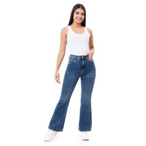 Pantalon Moda Denim Stretch Mujer Hallyh