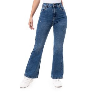 Pantalon Moda Denim Stretch Mujer Hallyh