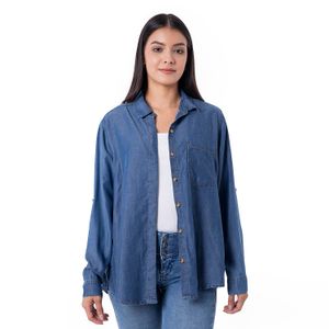 Blusas Moda Denim Mujer Kheleya