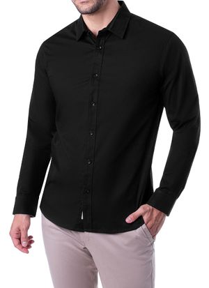 Camisa Clasico Popelina Stretch Hombre Paulino Ml 3