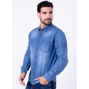Camisa Clasico Denim Hombre Yefri Ml