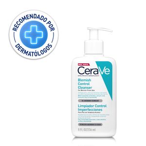 Limpiador Control Imperfecciones CeraVe para Rostro - Frasco 236 ML