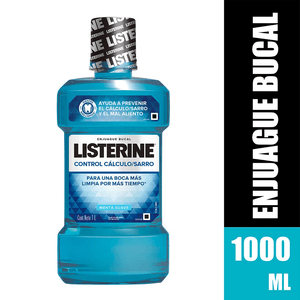 Enjuague Bucal Listerine Control Sarro - Frasco 1 LT