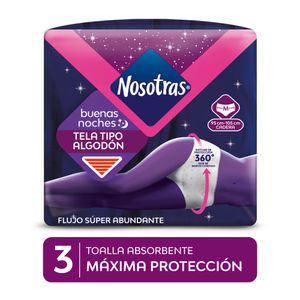 Toallas Higiénicas Nosotras Buenas Noches Talla M