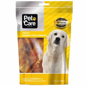 Snacks PET CARE Banana y Pollo Bolsa TMC-46 10un