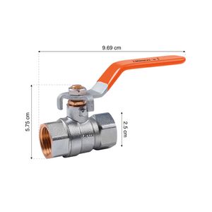 Válvula esférica roscable 400 Wog 1/2"