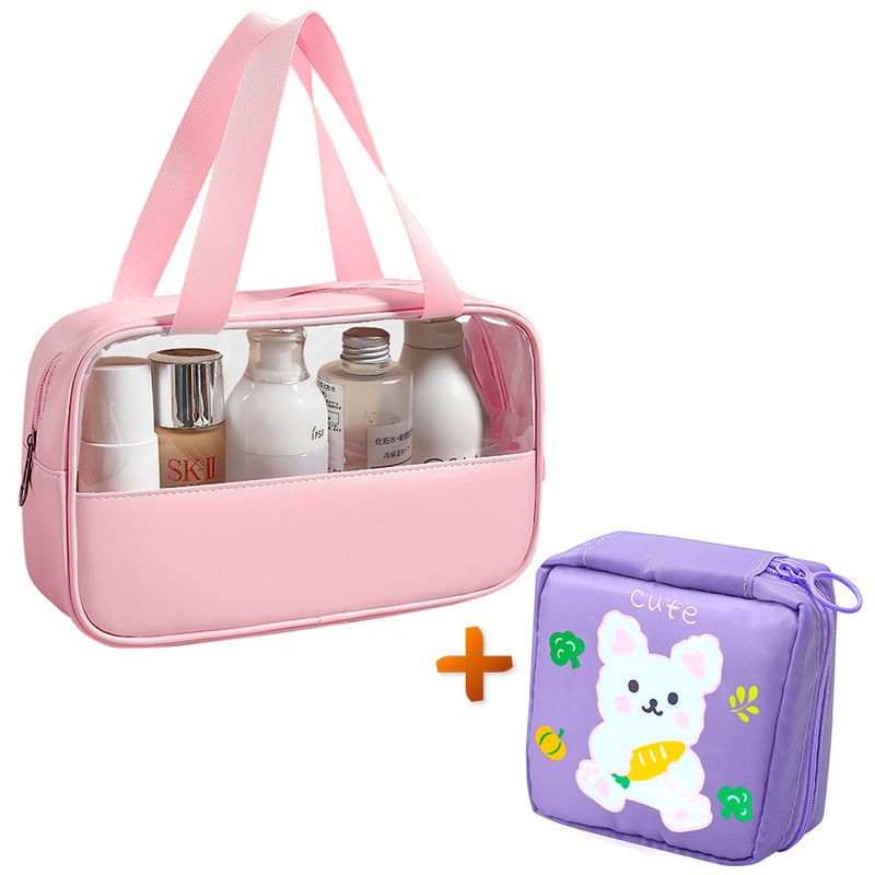 Neceser de Maquillaje Cosmético Kawaii Porta Toallas Higiénicas T56