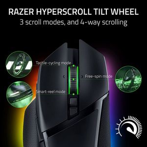 Razer Basilisk V3 Pro Mouse Inalámbrico Para Juegos Personalizable Negro