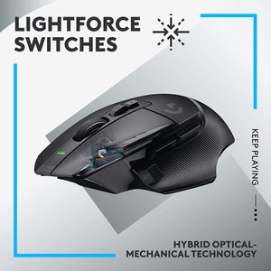 Logitech G Ratón Inalámbrico 502 X Lightspeed Negro