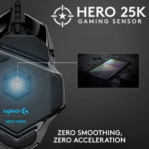 Logitech G502 Hero Negro