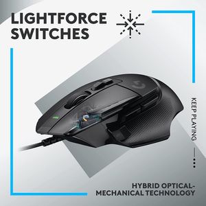 Logitech G Ratón Para Juegos Con Cable 502 X Negro