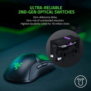 Razer Gaming Viper Mouse Inalámbrico Negro