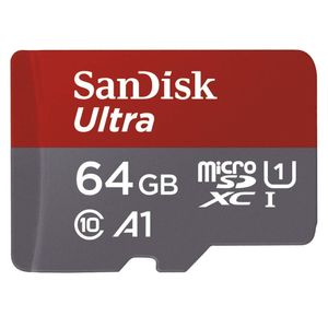 Memoria SanDisk 64GB Ultra UHS-I MicroSDXC Memory Card with SD Adapter SDSQUAR-064G-GN6MA