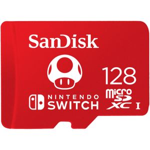 Memoria SanDisk MicroSDXC 128GB UHS-I 100Mbps Nintendo Switch - SDSQXAO-128G-GNCZN