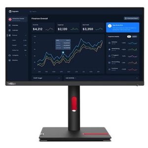 Monitor Lenovo Thinkvision T22i -30 21,5 250nits 4 USB 3.0 1 USB-B HDMI DP VGA - 63B0MAR6LA