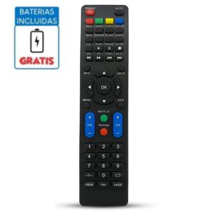 Control Remoto Daewo para Tv Smart Con Tecla Azul + Pilas