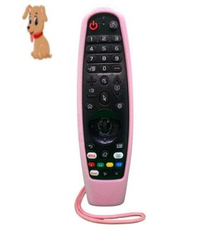 Funda de Silicona para Control Remoto Lg Rosada Abierta