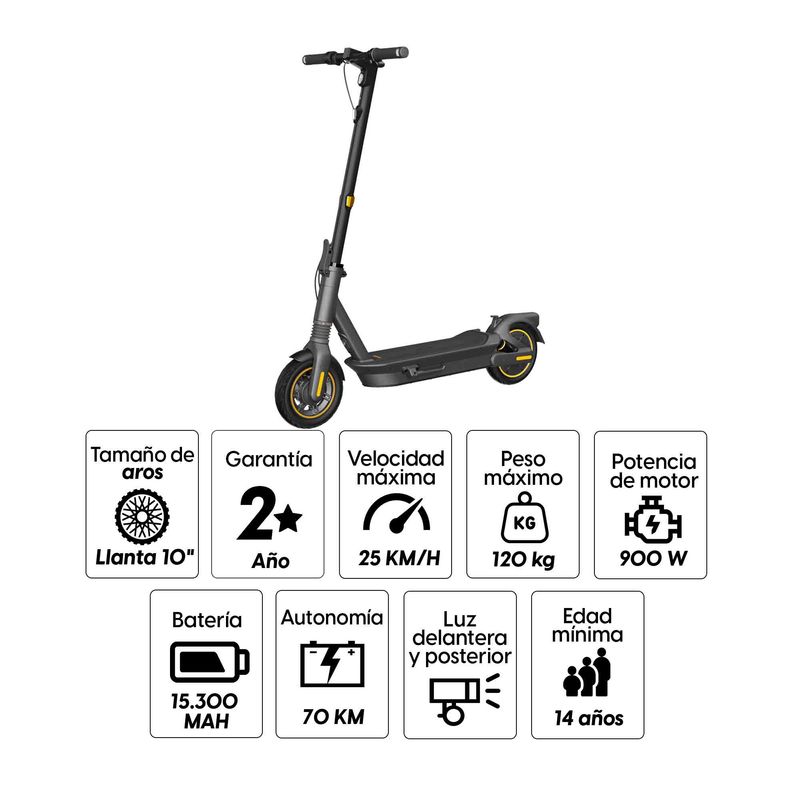 Ninebot Max G2, Segway, Scooter Electrico