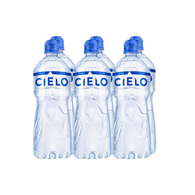 AGUA SIN GAS CIELO TAPA SPORT - BOTELLA 1 L