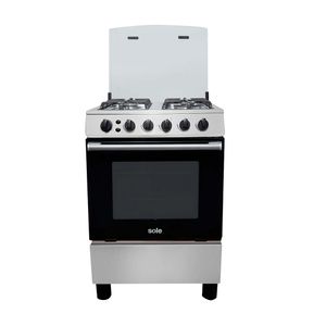 Cocina de Pie GLP Sole Punta Sal 4 Hornillas 60cm Gris