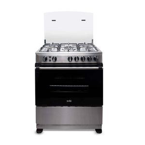 Cocina de Pie GLP Sole Dubai 5 Hornillas 76cm Gris