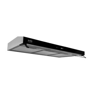 Campana Extractora Decorativa Sole Slim S-Collection a Pared 500m3/h 90cm Plata