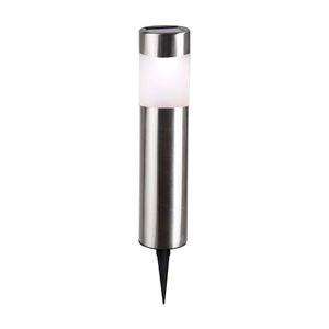 Estaca Mini Faro Metal Luz Calida 39cm Gris Inspire X2