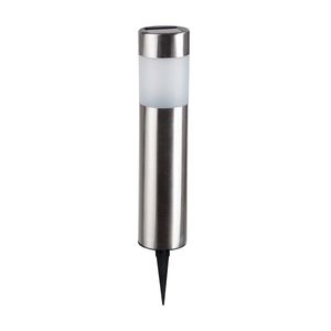 Estaca Mini Faro Metal Luz Calida 39cm Gris Inspire X2
