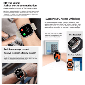 Smartwatch Hk8 Pro Max Negro Amoled 470mAh