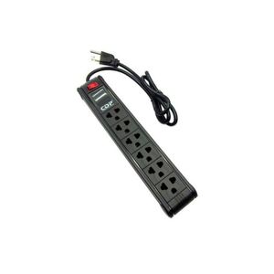 Supresor De Picos CDP R-SS6I 6 Tomas 220V Negro