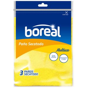 Paño Secatodo BOREAL Paquete 3un