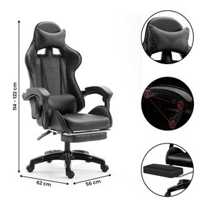 Silla Gamer Pro Negro