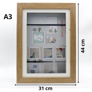 Marco para Dibujos  Jardín De Jade A3 Marrón