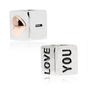 Charm Dije Pandora 790200 Cubo Te Amo Plata 925