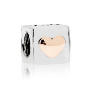 Charm Dije Pandora 790200 Cubo Te Amo Plata 925